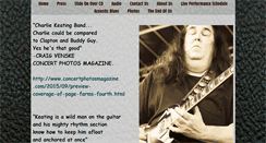 Desktop Screenshot of charliekeatingband.com